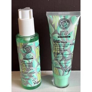 Bereza Siberica Pore Refining Face Cleanser + Restoring & Calming Face Gel Mask